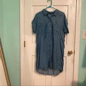 Thread & Supply Chambray Shirt Dress